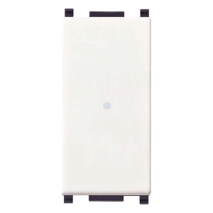 Interruttore 1 polo 10AX assiale bianco