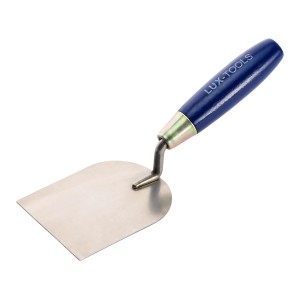Spatola per stucco LUX Classic, 80 mm, con manico in legno. Strumento per muratura di precisione.