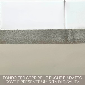 Fondo elimina fughe & blocca umidità tricomponente Grigio Scuro 4 l