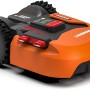 Worx Landroid S300 robot tagliaerba: Robot tagliaerba compatto arancione e nero.