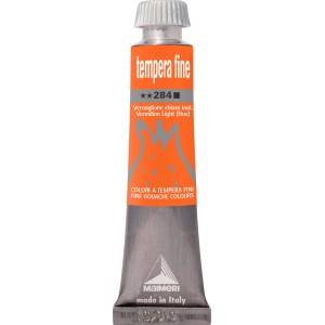 Tubo di colore a tempera in Vermillion Light (Hue).