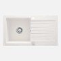 Lavello 1 vasca con gocciolatoio Idrostile Martí 440x160 mm alabastro