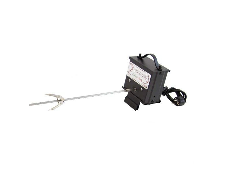 Girarrosto Elettrico Made In Italy | Portata 38 Kg | Con Spiedo E Planetario | Per Arrosti Perfetti - Foto 6