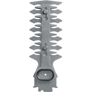 Lama di ricambio per cesoie per arbusti Bosch per EasyShear, metallo argentato, primo piano.