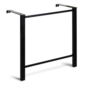 Struttura in metallo nero per fontane da giardino.