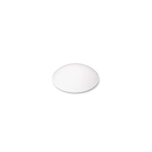 Fermaporta bianco semisferico