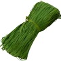 Fascio di rafia naturale verde (50g) per lavori decorativi e artigianali in giardino.