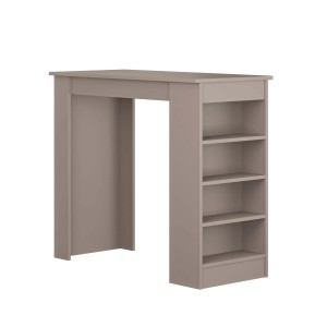 Penisola Swallow con piano e struttura mocha 117x54x102 cm