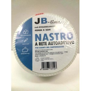 Rotolo di nastro autoadesivo per cartongesso, 48mm x 20m.