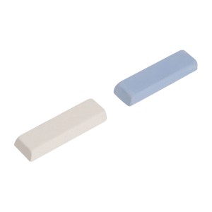 Paste di ricambio LUX per set di lucidatura, una bianca e una blu.