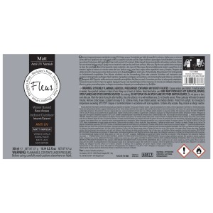 Fleur Vernice Opaca Spray, Anti-UV, per interni ed esterni. Colore spray per il fai-da-te.
