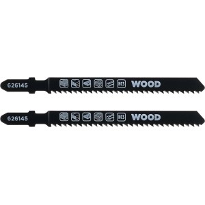 Due lame per seghetto alternativo nere per legno di t.b.t.