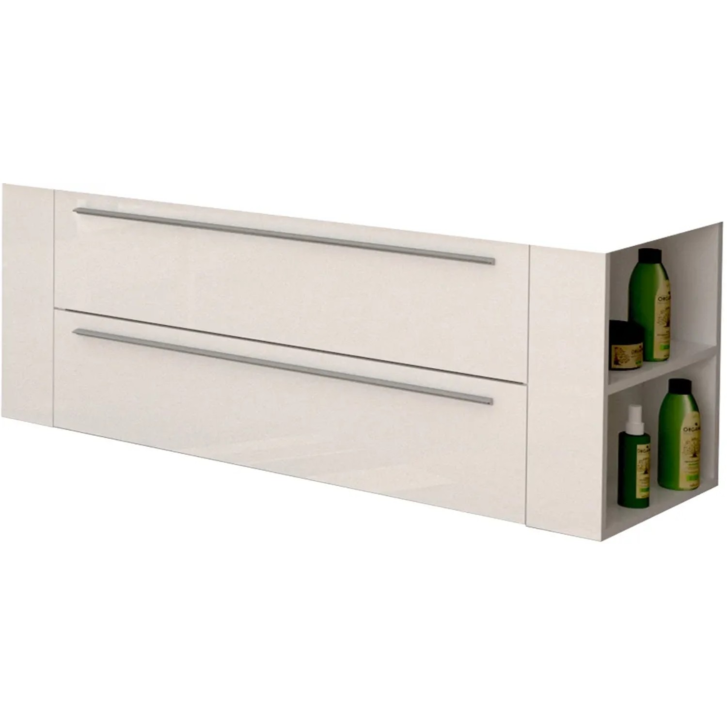 Mobile bagno t.b.t. con due cassetti e ripiano a giorno.