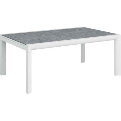 Tavolo allungabile da giardino Kemano in alluminio 200/300x100xH76 cm