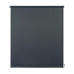 Tenda a rullo grigia t.b.t. per finestre e porte.