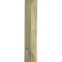 Palo in legno per recinzioni, finitura naturale.