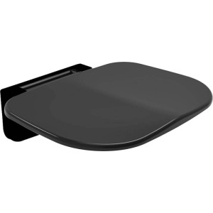 Sedile - sgabello per doccia pieghevole nero 34,9 x 12,9 cm