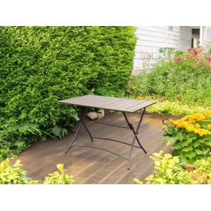 Tavolo da giardino in ferro 110x70x73 cm
