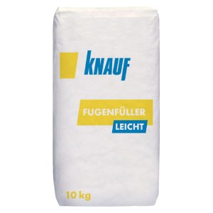 Sacco di stucco leggero Knauf, 10 kg, per cartongesso per interni.