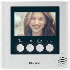 Videosorveglianza t.b.t. con display e comandi.