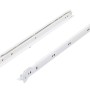 Guide a rulli Hettich, 550mm, bianco, per cassetti fino a 20kg.