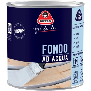 Boero t.b.t. fondo per smalti, senza solventi, per legno, PVC, vetro e muratura.