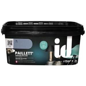 Pittura decorativa effetto t.b.t. per pareti, colore Star, 2 litri