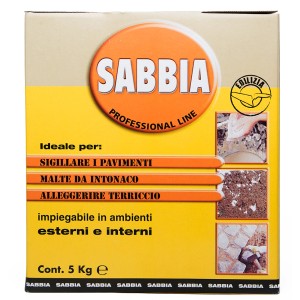 Confezione di t.b.t. malta/intonaco per muri interni ed esterni, 5 kg.