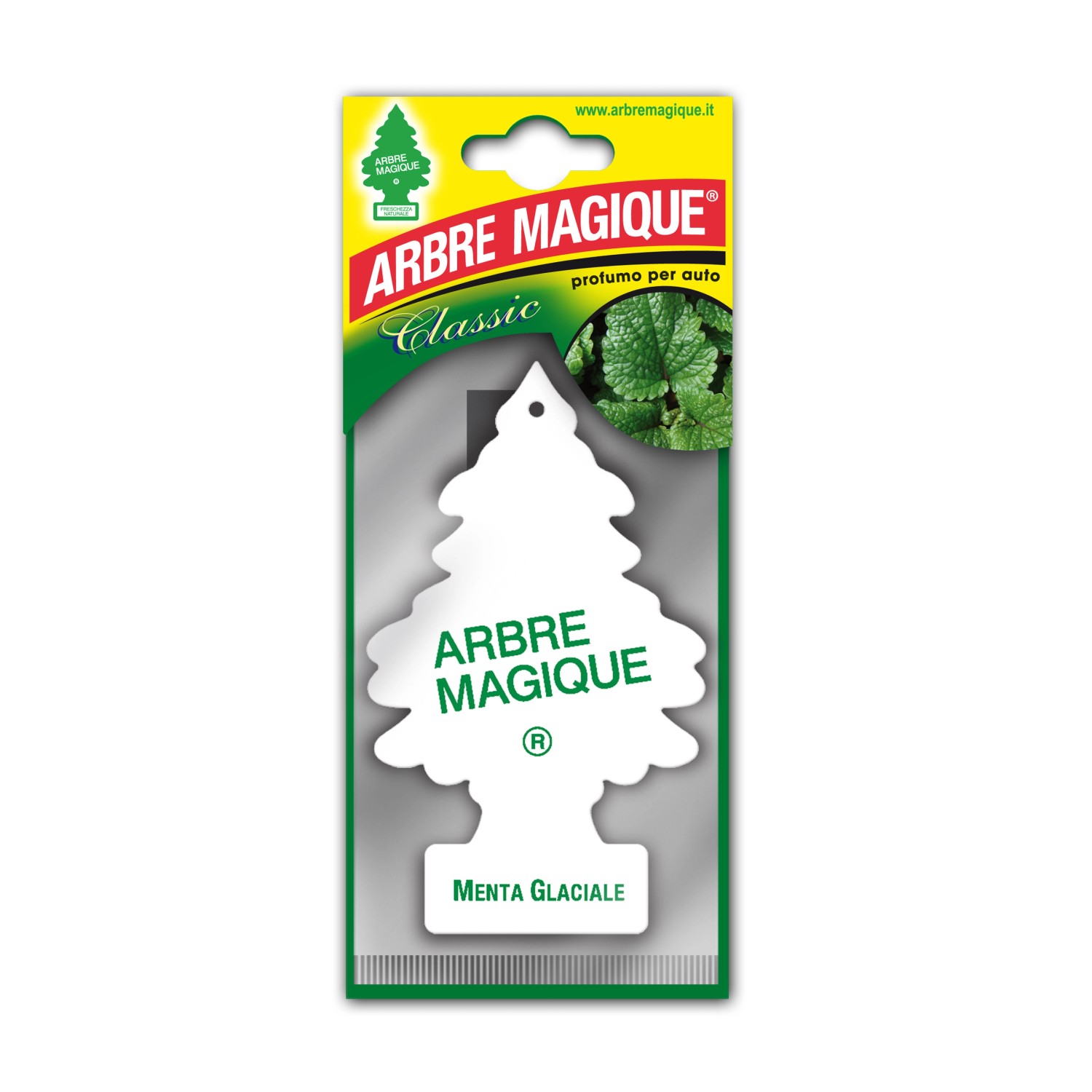 Deodorante auto Arbre Magique mono Menta Glaciale