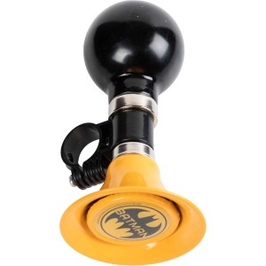 Campanello per bici giallo con logo Batman per accessori manubrio.