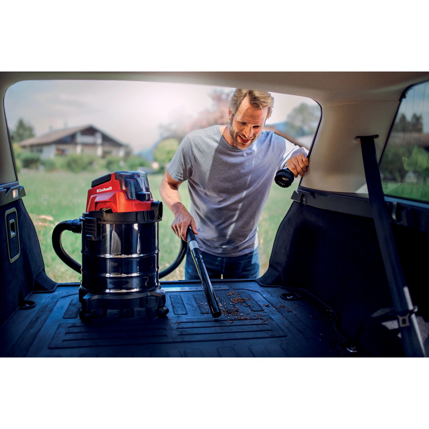 Aspiratore Senza Fili Einhell TC-VC 18/15 Li-Solo - Per Solidi E Liquidi, 15L, 80 Mbar, Senza Batteria - Foto 8