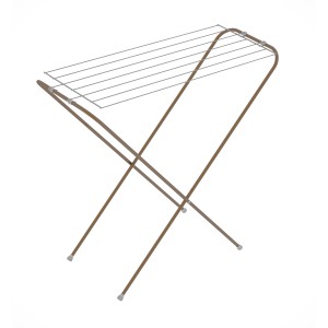 Stendibiancheria pieghevole per interni.