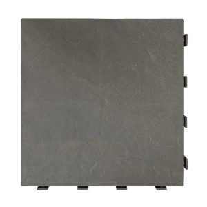 Piastrella per esterni t.b.t., quadrata, grigia.