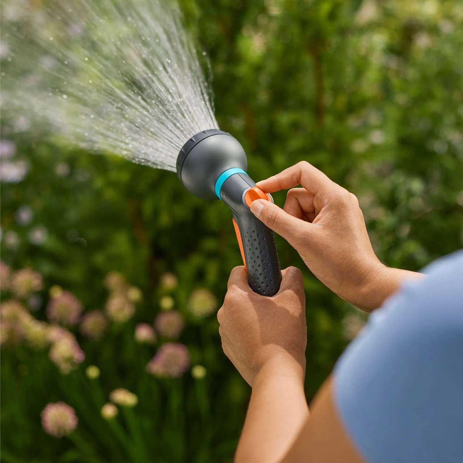 Lancia irrigazione Gardena Classic getto a doccia_13