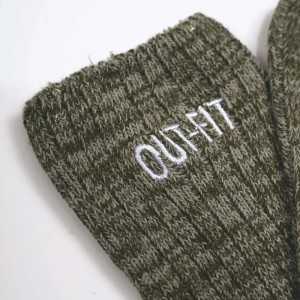 Calze unisex Verdemax olive melange 35-40