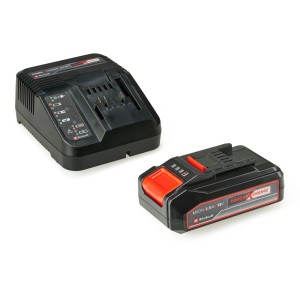Einhell Power X-Change Starter Kit 18 V 2.5 Ah con batteria e caricabatterie.
