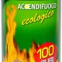 Accendifuoco Diavolina, 100 cubetti in contenitore verde. Combustibile per barbecue.