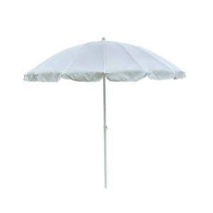Ombrellone da giardino a palo centrale Ø 220 cm rigato