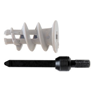 Tassello per cartongesso Fischer GK con strumento di montaggio, per pannelli di gesso.