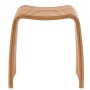 Sgabello da bagno in bamboo naturale 46x31x46 cm_4