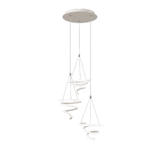 Sospensione LED Ipnotic  2800 lm bianco caldo neutro 45x45 cm