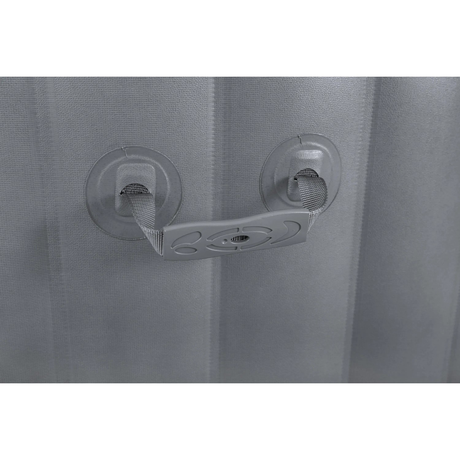 Dettaglio: Idromassaggio grigio Bestway LAY-Z-SPA Santorini con maniglia.