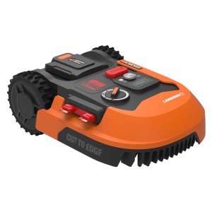 Worx Landroid M700 Plus robot tagliaerba, arancio-nero, per prati fino a 700 m².