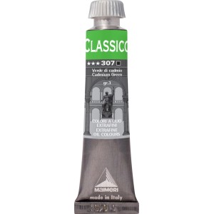 Tubo di colore ad olio verde (Verde di cadmio) di Classico.