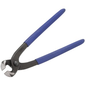 LUX Rabitzzange 220 mm Classic in acciaio per utensili con manici blu.