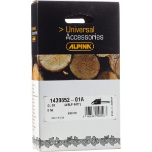 Confezione di una catena per motosega Alpink, accessorio per motoseghe.