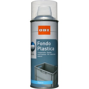 OBI t.b.t. Primer spray per plastica, trasparente.