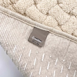 Tappeto bagno Intreccio 60x100 cm color naturale