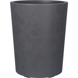 Vaso per piante Deroma Millennium, Ø 44 cm, antracite, in plastica con serbatoio d'acqua.
