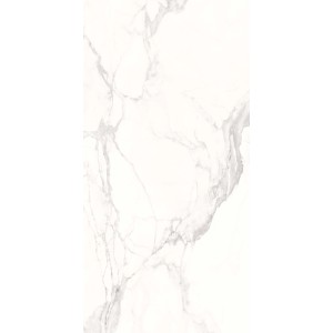 Piastrella in gres porcellanato Marmo Statuario 60x120 cm venato grigio 1,44 m²